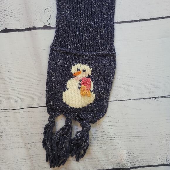 Ande Wear One Size Snowman Hat Scarf Hand Warmer Combo Wool Blend Winter - Picture 3 of 6